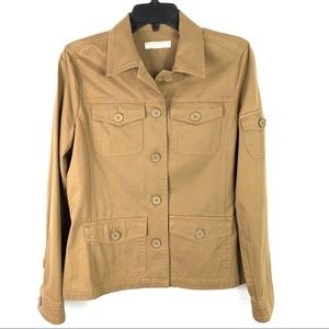 🌺 3/$20 Liz Claiborne Utility Jacket Size Large